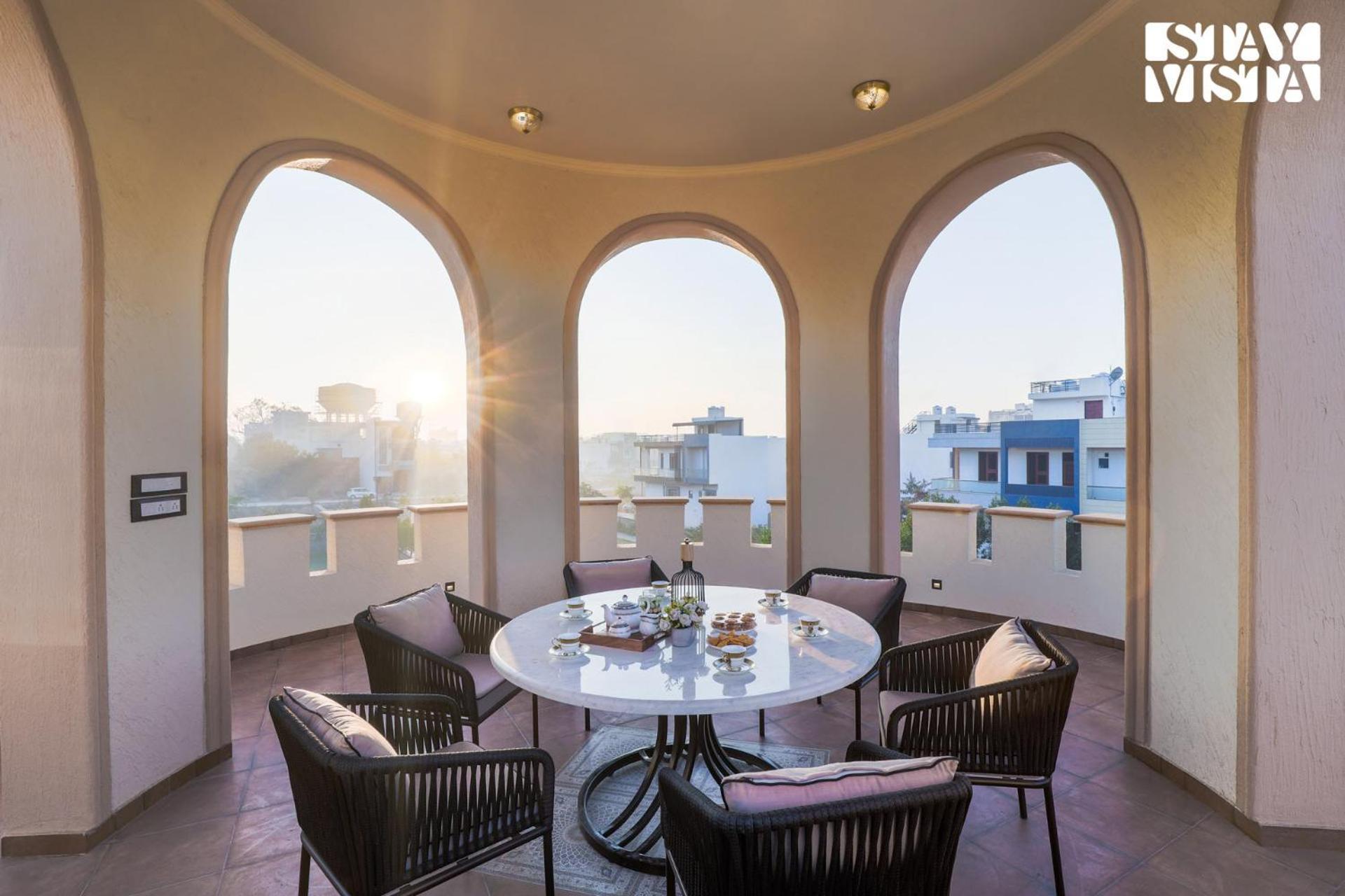 Stayvista'S Mystic Castle With Terrace, Swimming Pool, Lawn With Gazebo Jaipur Exterior foto
